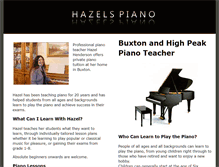 Tablet Screenshot of hazelspiano.com